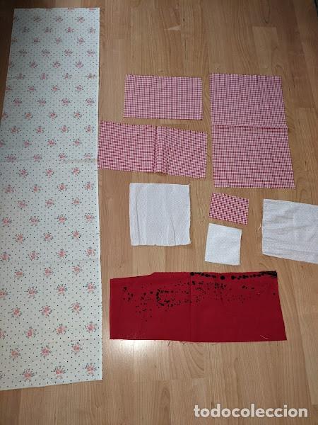 Coleccionismo: RETALES PATCHWORK TONOS ROJOS - Foto 2