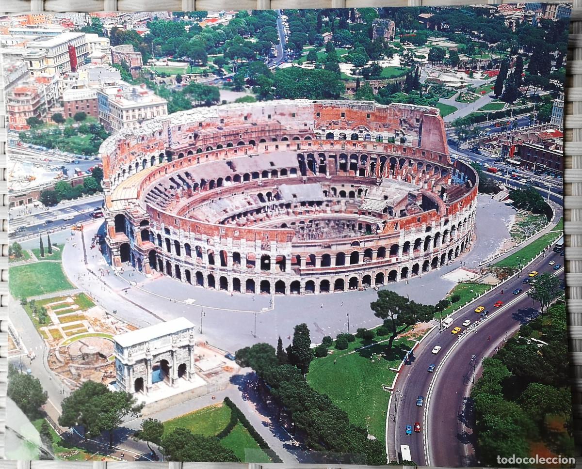 Coleccionismo: FOTOGRAFIA GRANDE - COLISEO ROMA ( 30 x 24 cm )