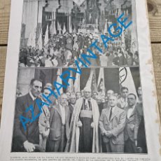 Coleccionismo: BARCELONA, 1934, ACTOS EN LA PARROQUIA DE SANTA MADRONA, HOJA PUBLICACION. Lote 379331379