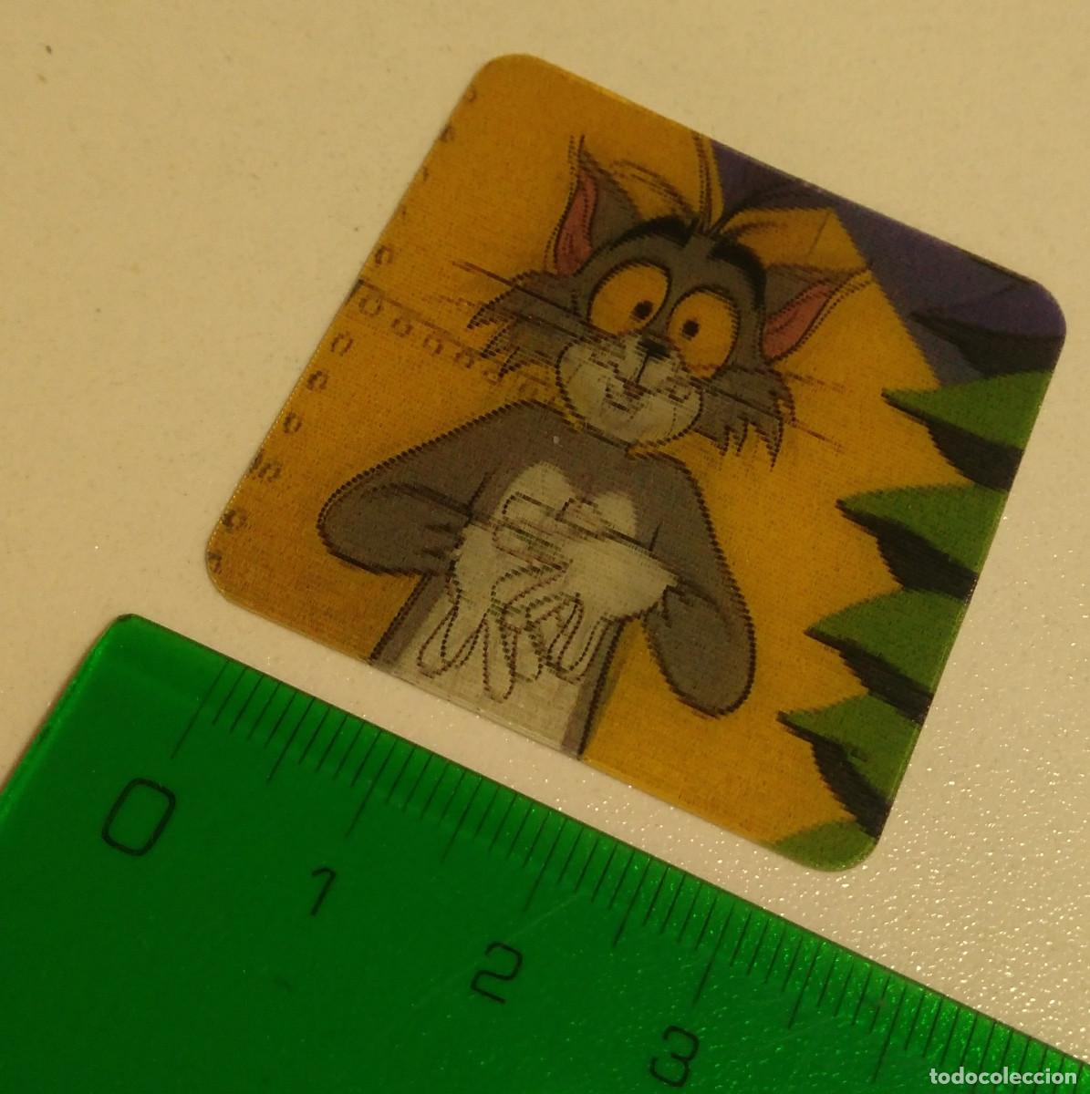 Coleccionismo: skips tarjeta lenticular movimiento serie tv raton gato hanna barbera tom jerry mini card 26 gato