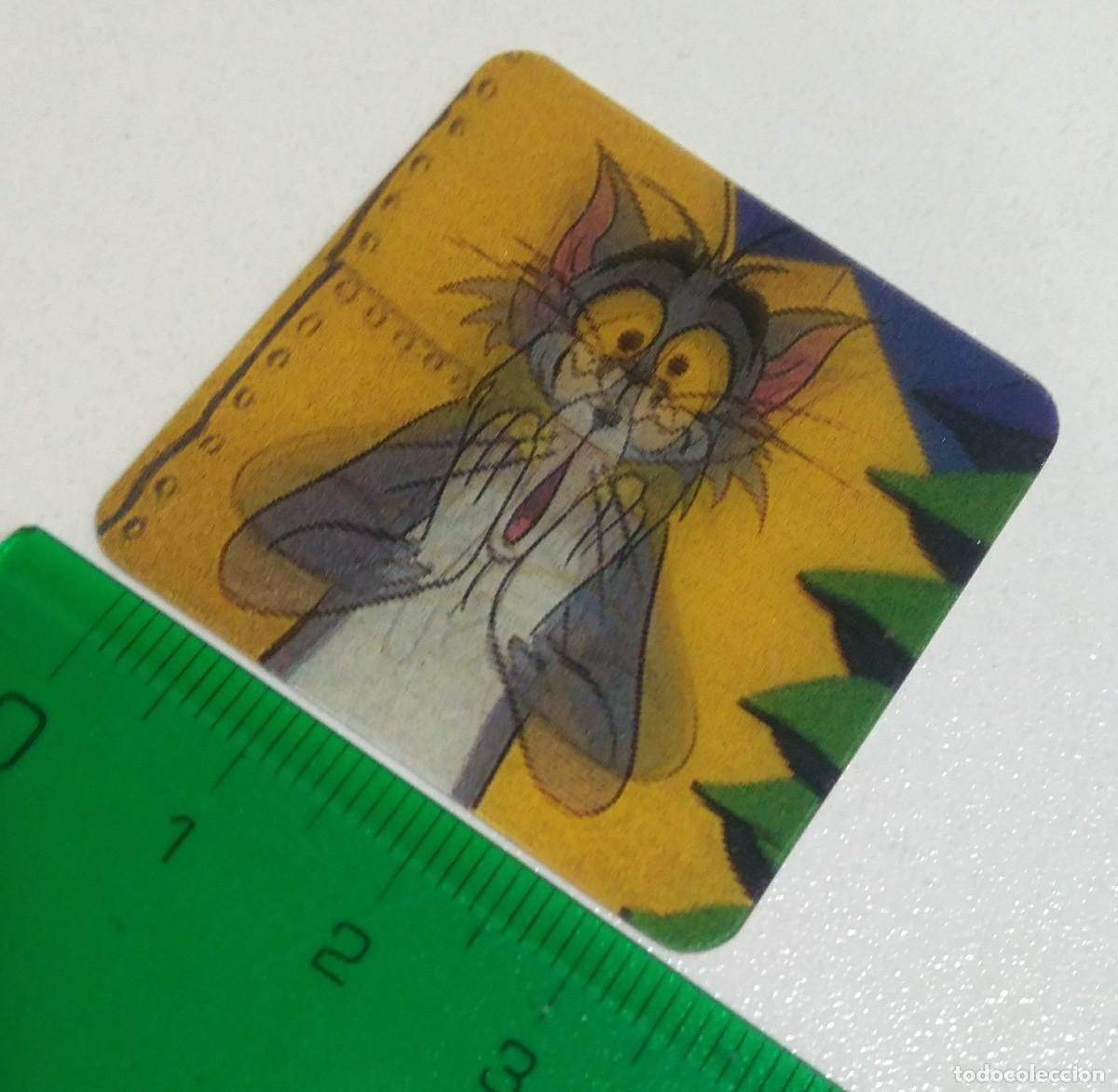 Coleccionismo: skips tarjeta lenticular movimiento serie tv raton gato hanna barbera tom jerry mini card 26 026