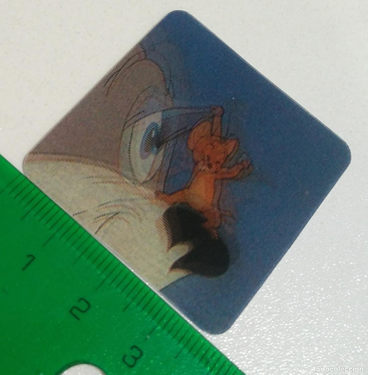Coleccionismo: skips tarjeta lenticular movimiento serie tv raton gato hanna barbera tom jerry mini card 29 029