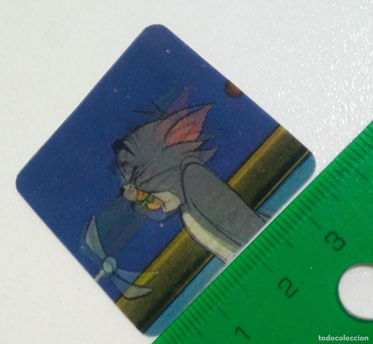 Coleccionismo: skips tarjeta lenticular movimiento serie tv raton gato hanna barbera tom jerry mini card 21 021