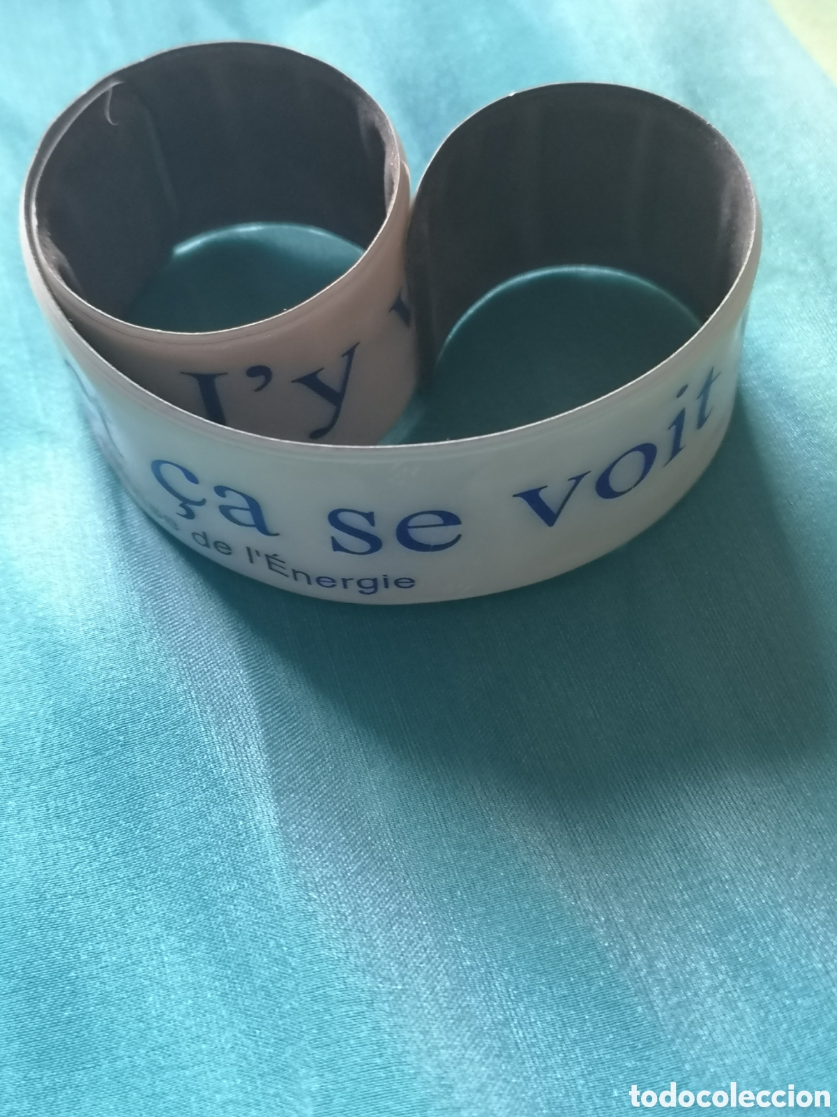 Coleccionismo: Pulsera Mu&ntilde;equera reflectante - Foto 2