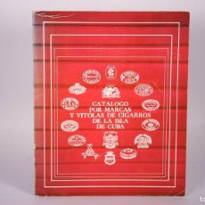 Coleccionismo: LIBRO CATALOGO POR MARCAS Y VITOLAS DE CIGARROS DE LA ISLA DE CUBA - CUBATABACO - HABANOS 1976. Lote 380780679