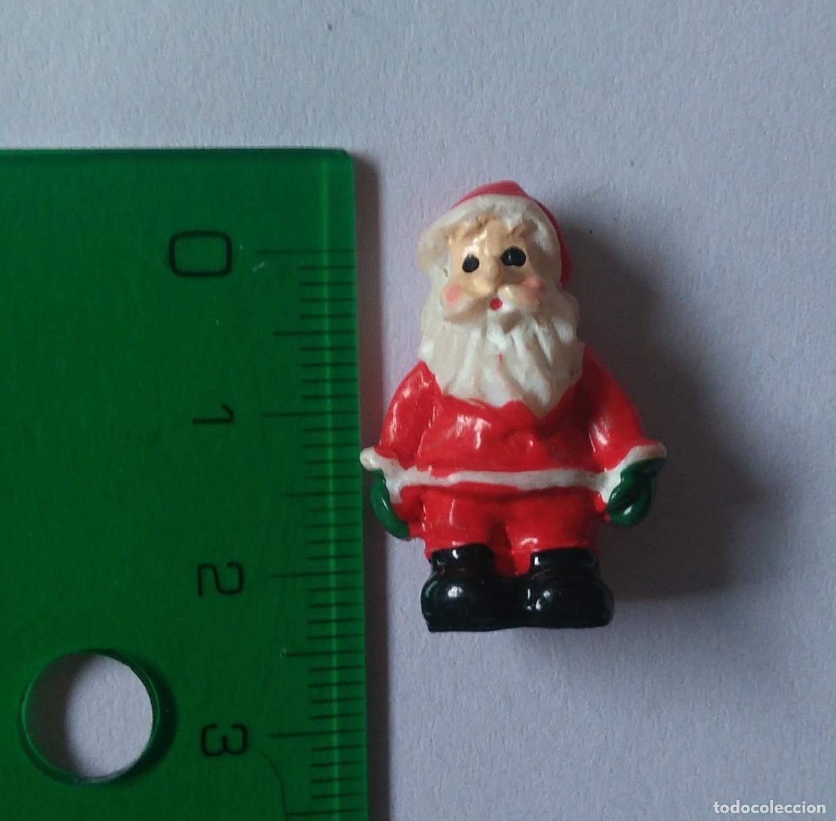 Coleccionismo: figurita navidad papa noel miniatura mini mu&ntilde;equito figurita santa claus navide&ntilde;o