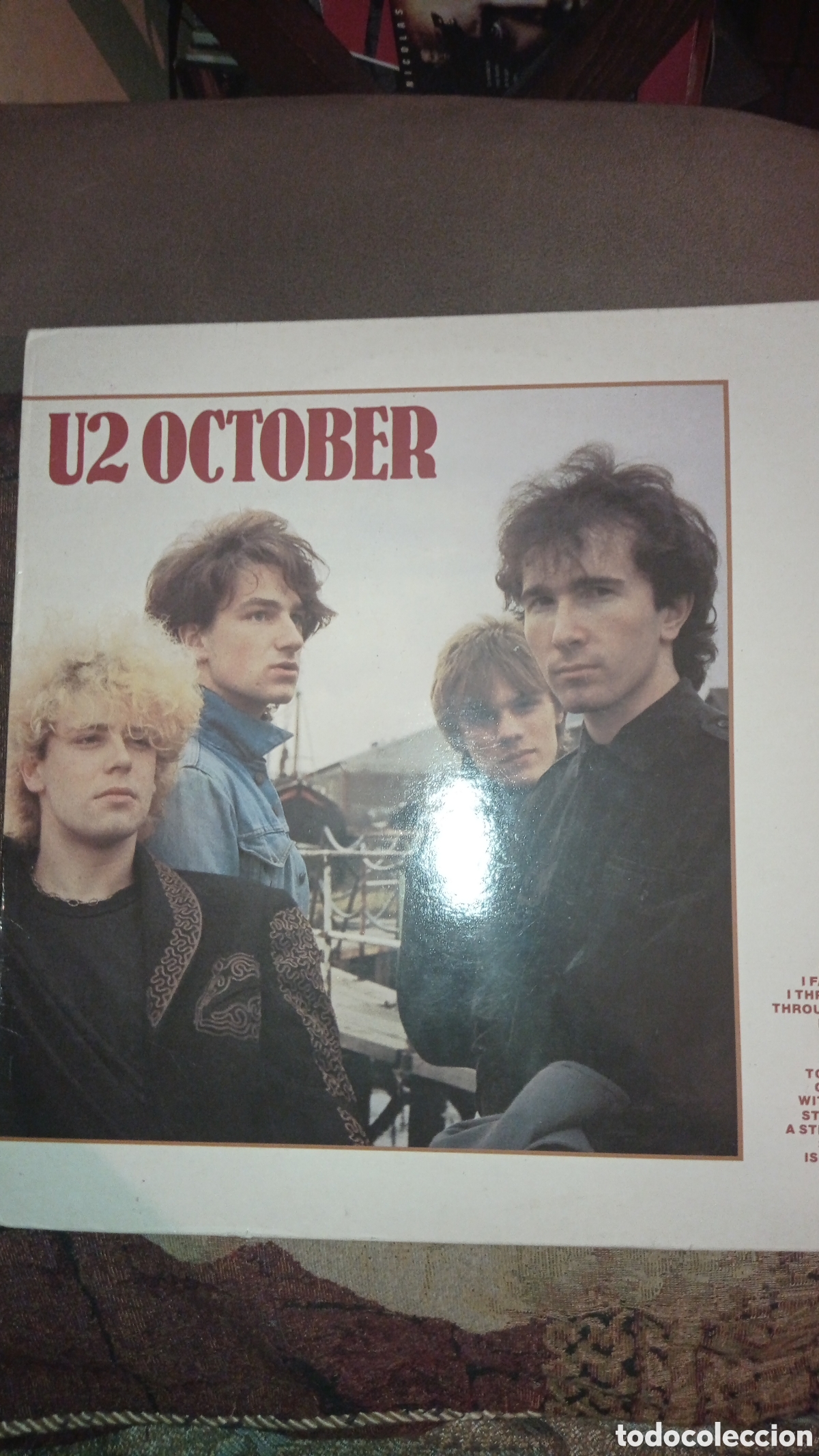 Coleccionismo: Disco vinilo de U2.12october en buen estado