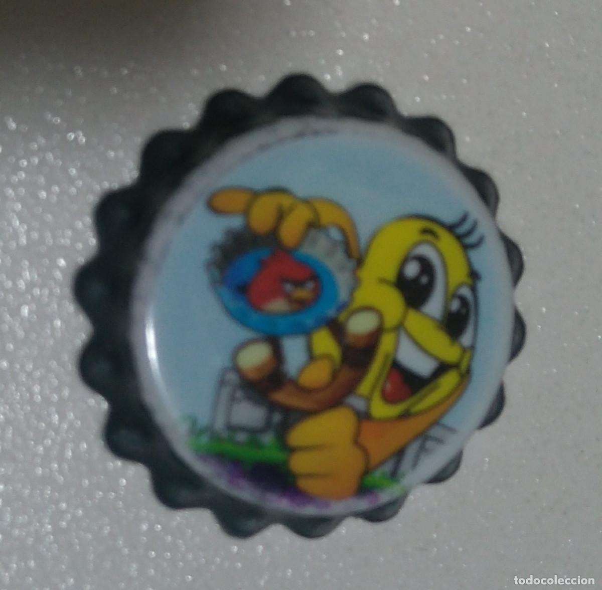 Coleccionismo: angry bird chapa GREFUSA MARCAS GREFU rovio birds chapita grefu mascota