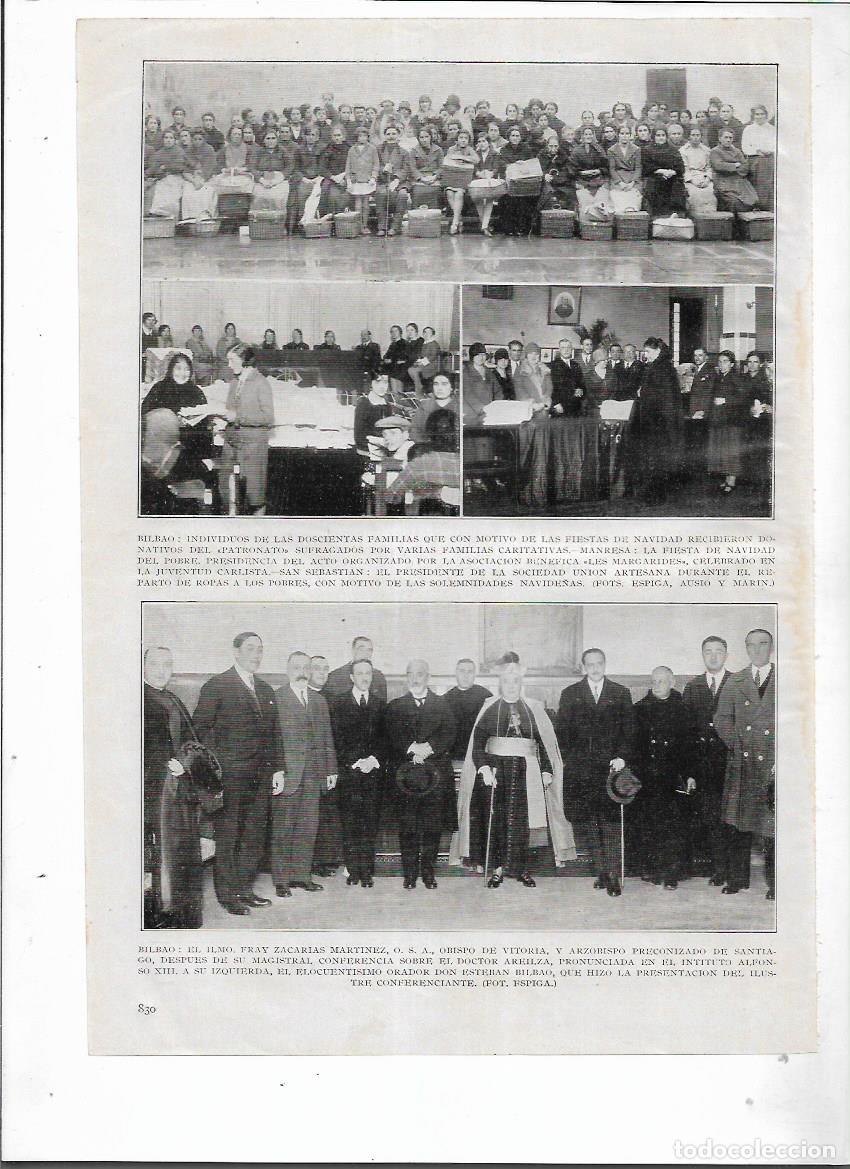 Sammelleidenschaft Papier: A&Ntilde;O 1927 RECORTE PRENSA MANRESA FIESTA DE LA NAVIDAD DEL POBRE ASOCIACION BENEFICA LES MARGARIDES