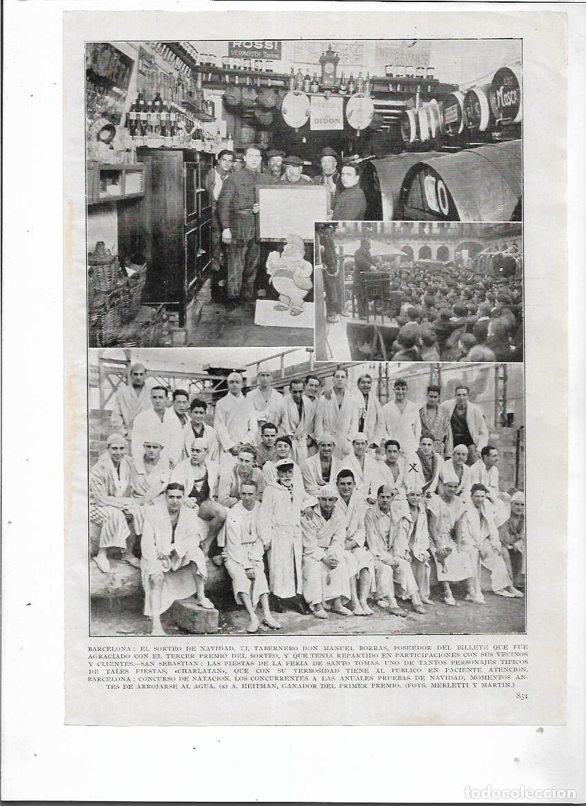 Sammelleidenschaft Papier: A&Ntilde;O 1927 RECORTE PRENSA BARCELONA TABERNERO MANUEL BORRAS AGRACIADO TERCER PREMIO LOTERIA DE NAVIDAD