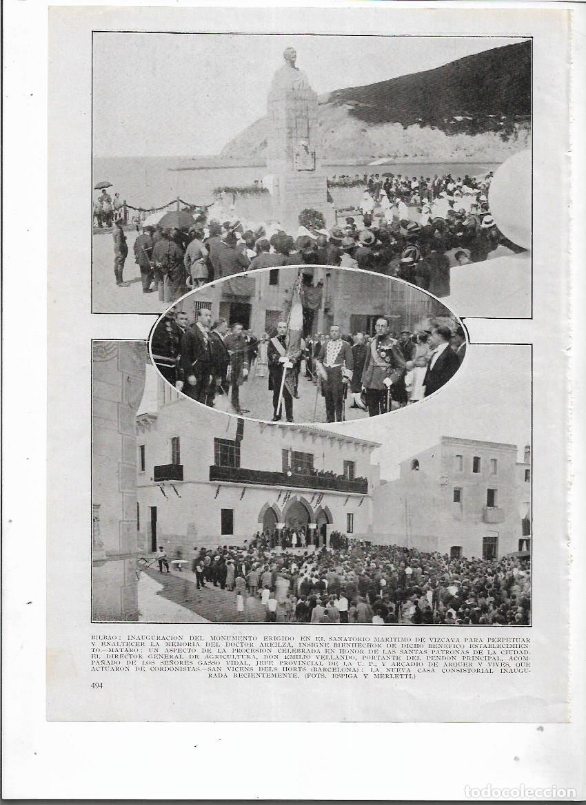 Sammelleidenschaft Papier: A&Ntilde;O 1927 RECORTE PRENSA MATARO PROCESION EN HONOR A LAS SANTAS PATRONAS DE LA CIUDAD