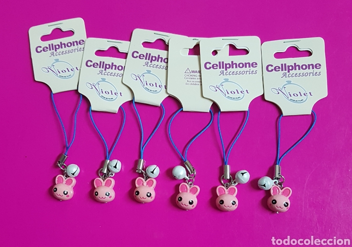 Coleccionismo: :::: S01 - LOTE DE SEIS COLGANTES MOVIL O BOLSO
