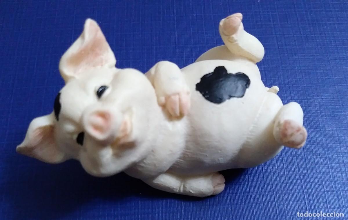 Coleccionismo: FIGURA DE CERDITO DE LA FELICIDAD PANZA ARRIBA - NUEVA