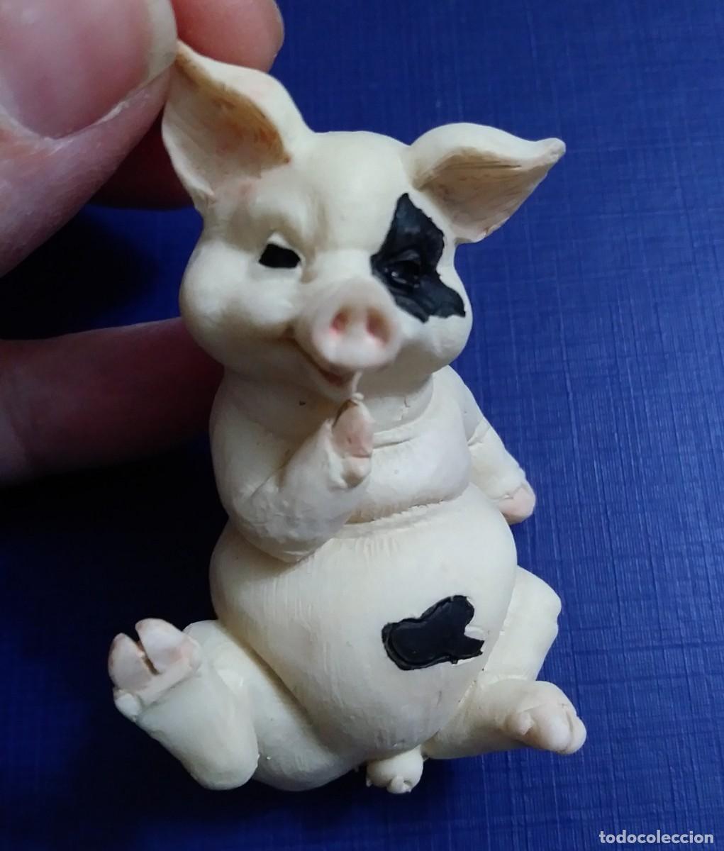 Coleccionismo: FIGURA DE CERDITO DE LA FELICIDAD SENTADO - NUEVA
