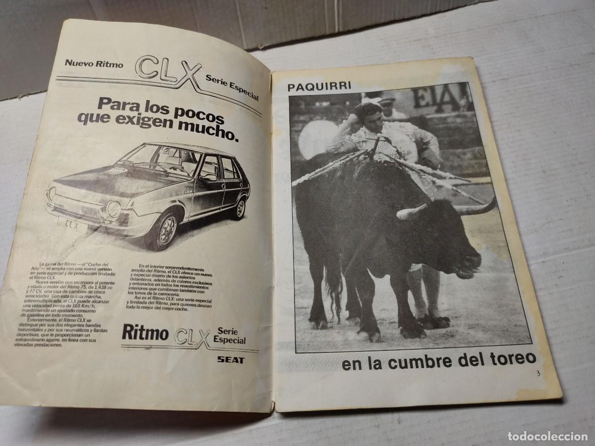 Coleccionismo: Programa de Toros Feria de Julio 1980 Con todas las Corridas - Foto 2