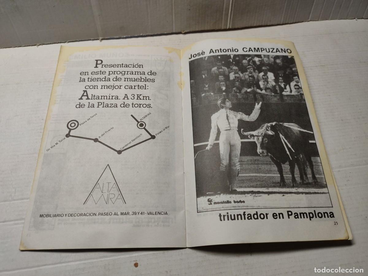 Coleccionismo: Programa de Toros Feria de Julio 1980 Con todas las Corridas - Foto 5