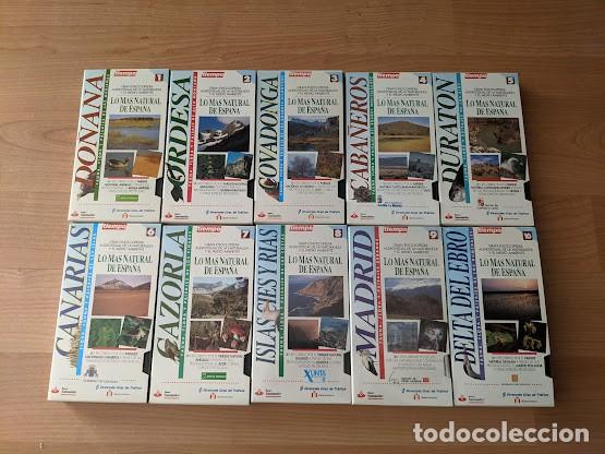 Coleccionismo: LOTE 10 CINTAS VIDEO LO M&Aacute;S NATURAL DE ESPA&Ntilde;A