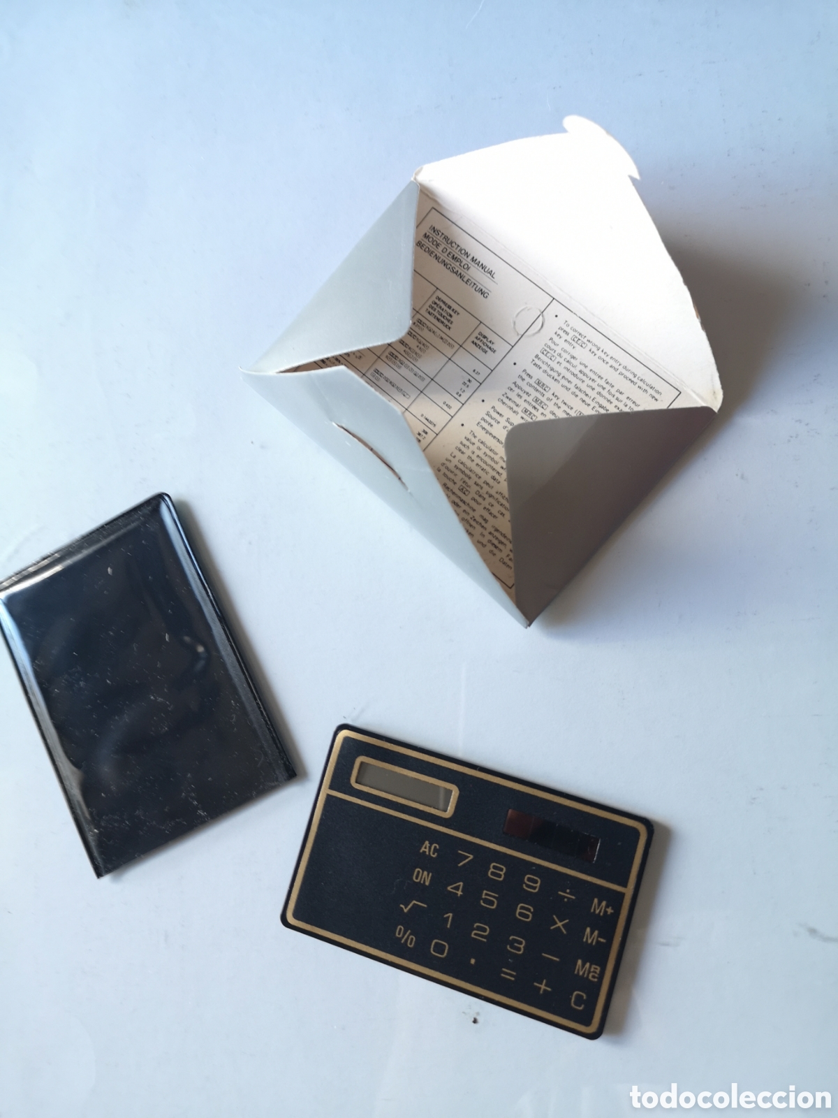 Coleccionismo: Calculadora solar extraplana - Foto 2