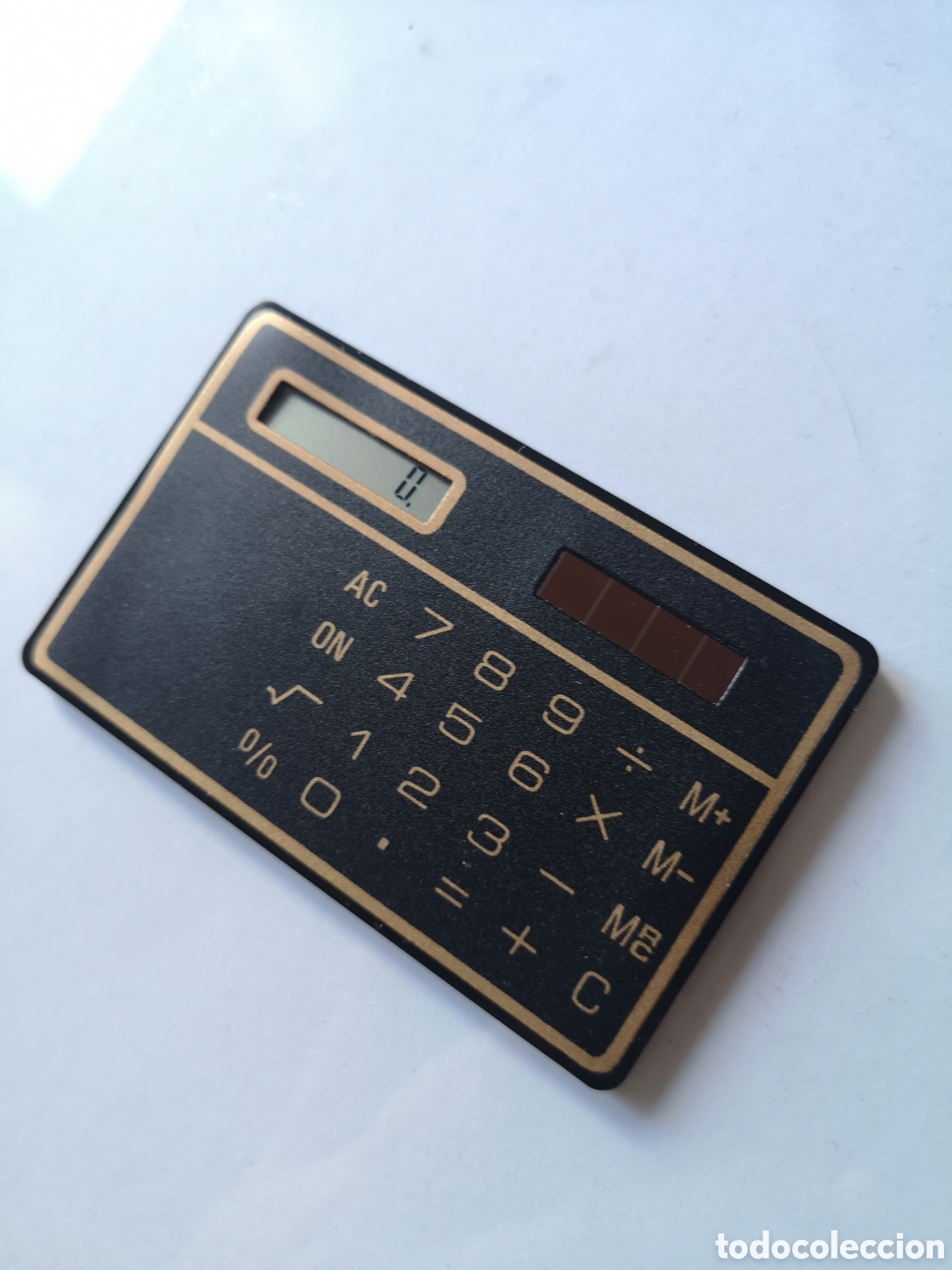 Coleccionismo: Calculadora solar extraplana - Foto 1