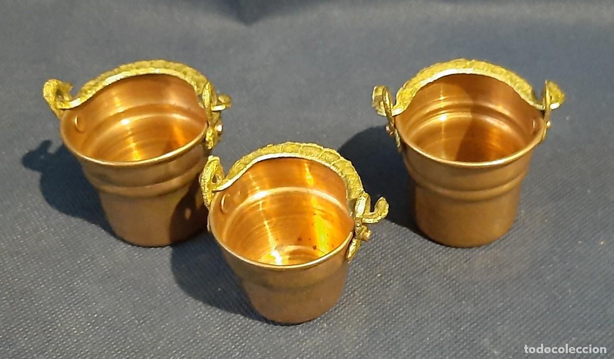 Coleccionismo: 3 peque&ntilde;os cubos de cobre - Foto 3
