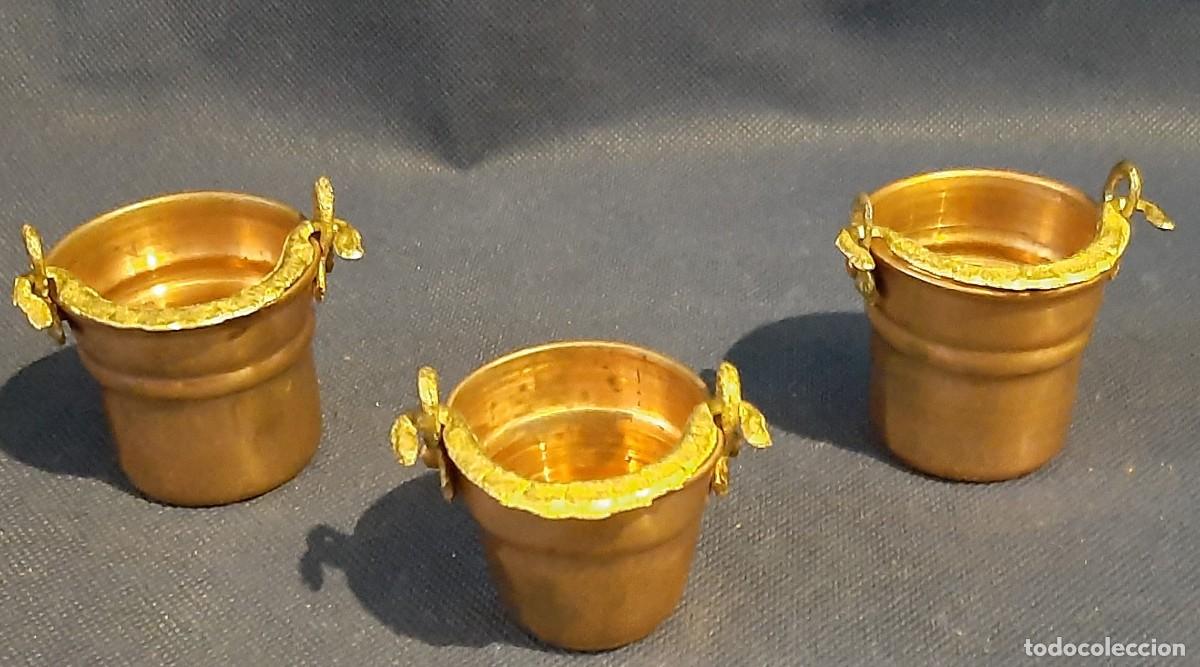 Coleccionismo: 3 peque&ntilde;os cubos de cobre - Foto 4