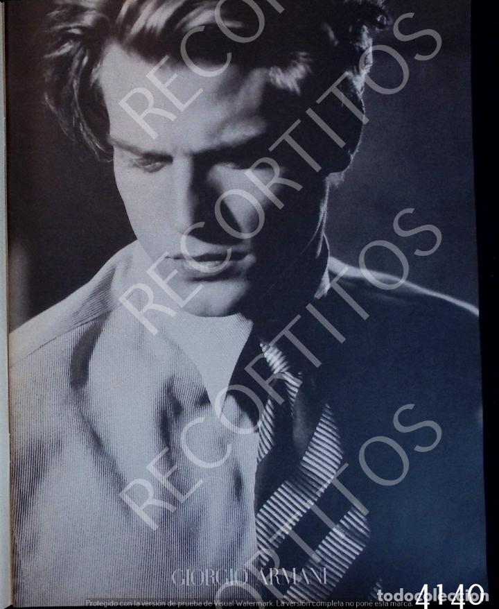 Sammelleidenschaft Papier: ANUNCIO GIORGIO ARMANI