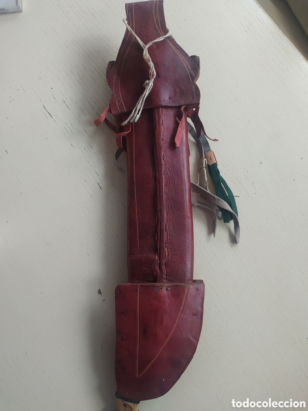 Coleccionismo: Funda de piel machete. - Foto 2