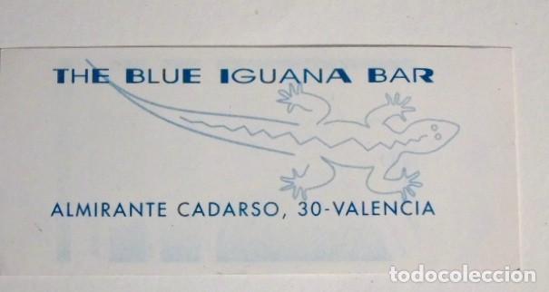 Colecionismo: tarjeta the blue iguana local valencia a&ntilde;os 80-90