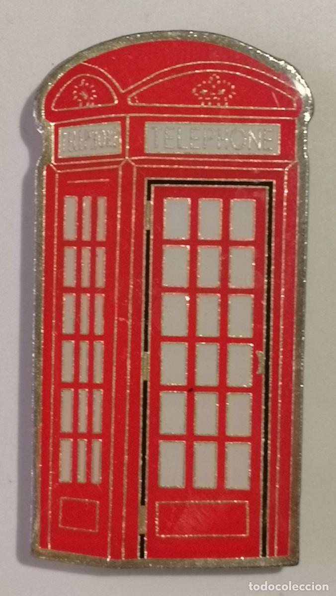 Coleccionismo: IMAN NEVERA METALICO MAGNET - UK - CABINA TELEFONO TELEPHONE