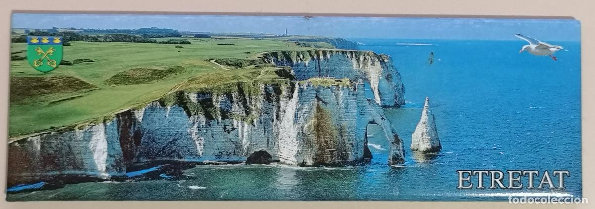 Coleccionismo: IMAN NEVERA MAGNET - FRANCIA - NORMANDIA - ACANTILADOS ETRETAT 12,7 x 4,2 cm