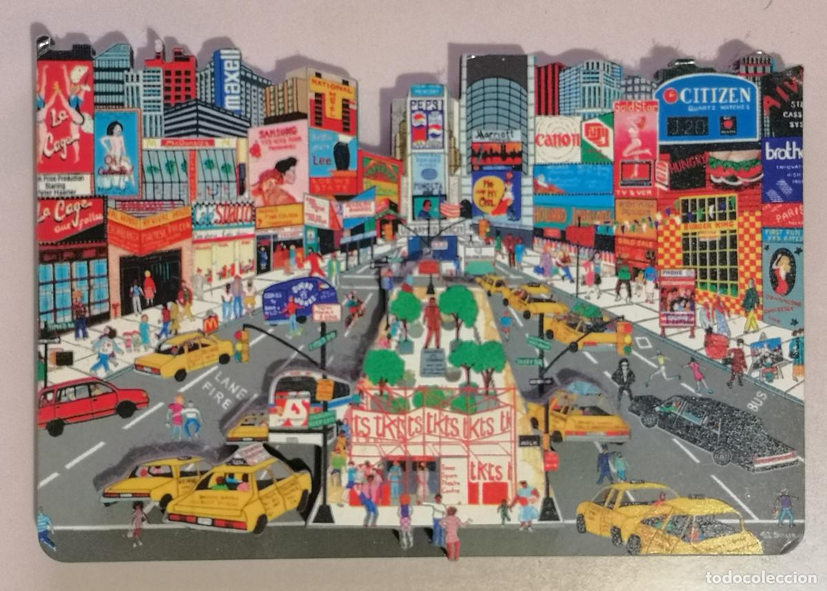 Coleccionismo: IMAN NEVERA MAGNET - USA - NEW YORK - TIMES SQUARE - 10,5 x 7 cm