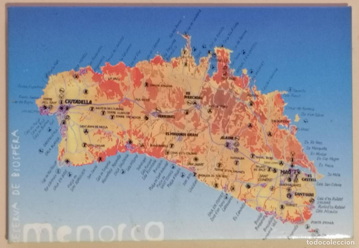 Coleccionismo: IMAN NEVERA MAGNET - MENORCA - RESERVA DE LA BIOSFERA