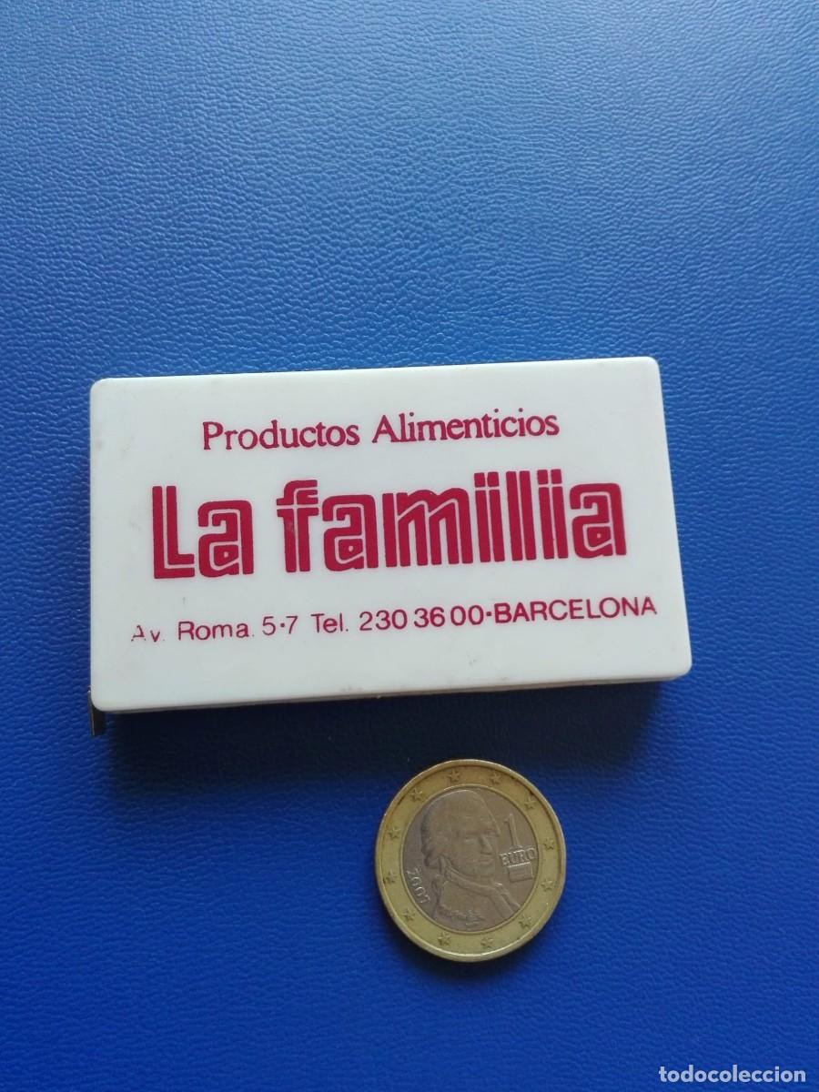 Coleccionismo: METRO PUBLICIDAD PRODUCTOS ALIMENTICIOS LA FAMILIA - BARCELONA -1 METRO
