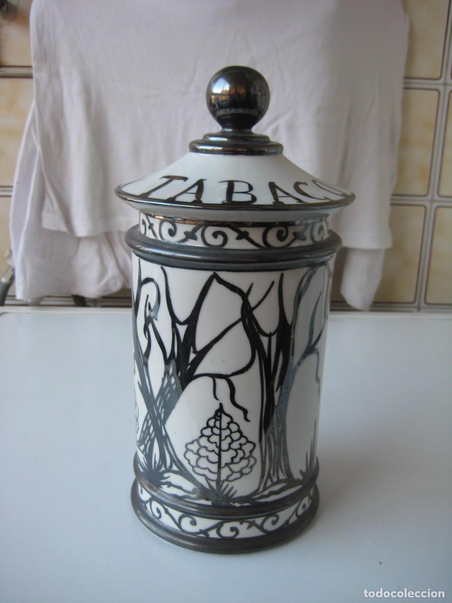 Coleccionismo: Tarro porcelana para tabaco. - Foto 2