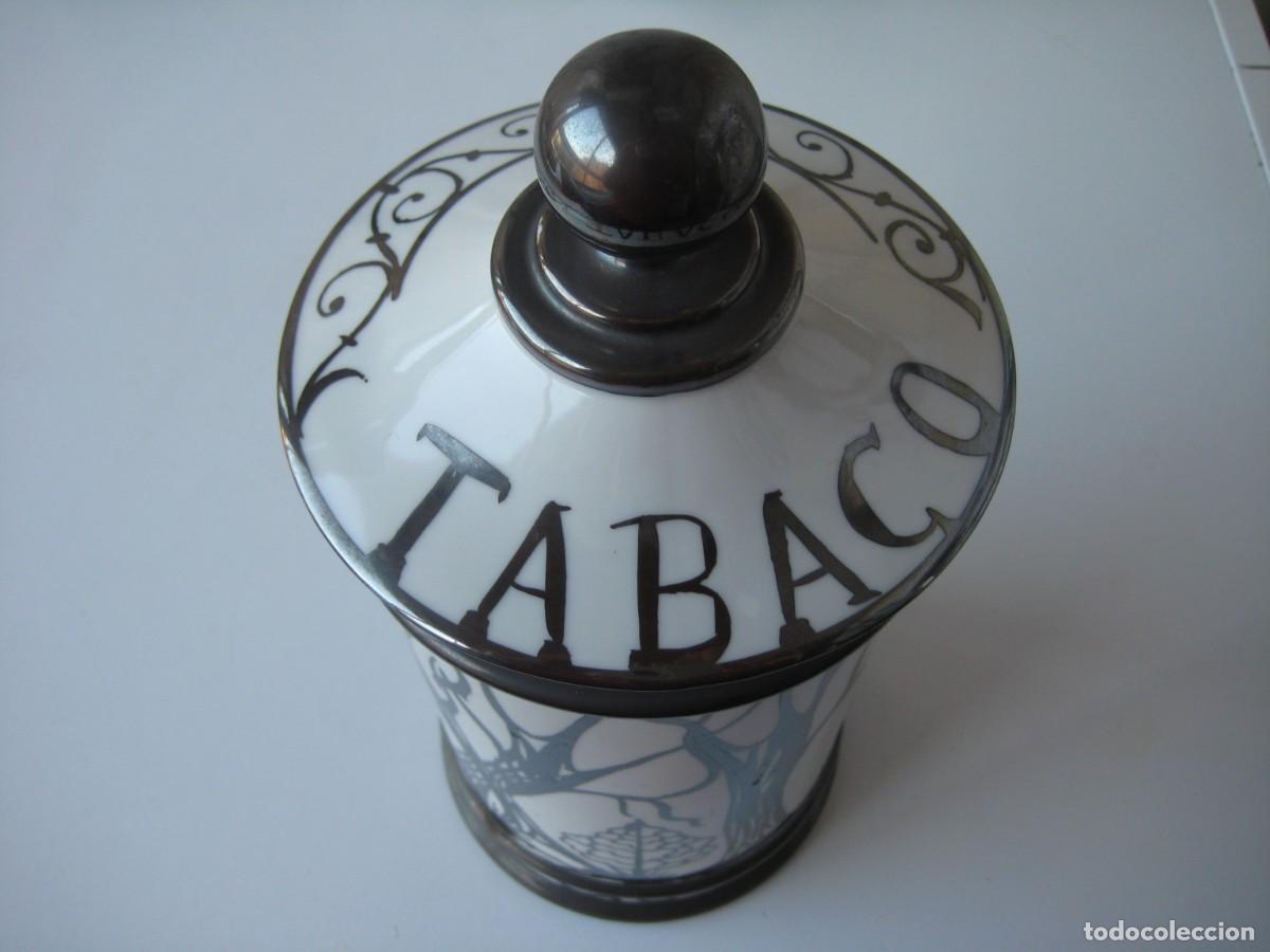 Coleccionismo: Tarro porcelana para tabaco. - Foto 3