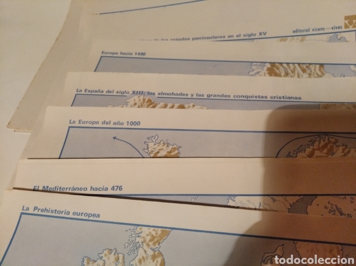 Coleccionismo: Mapas escolares de la editorial Vicens Vives - Foto 2