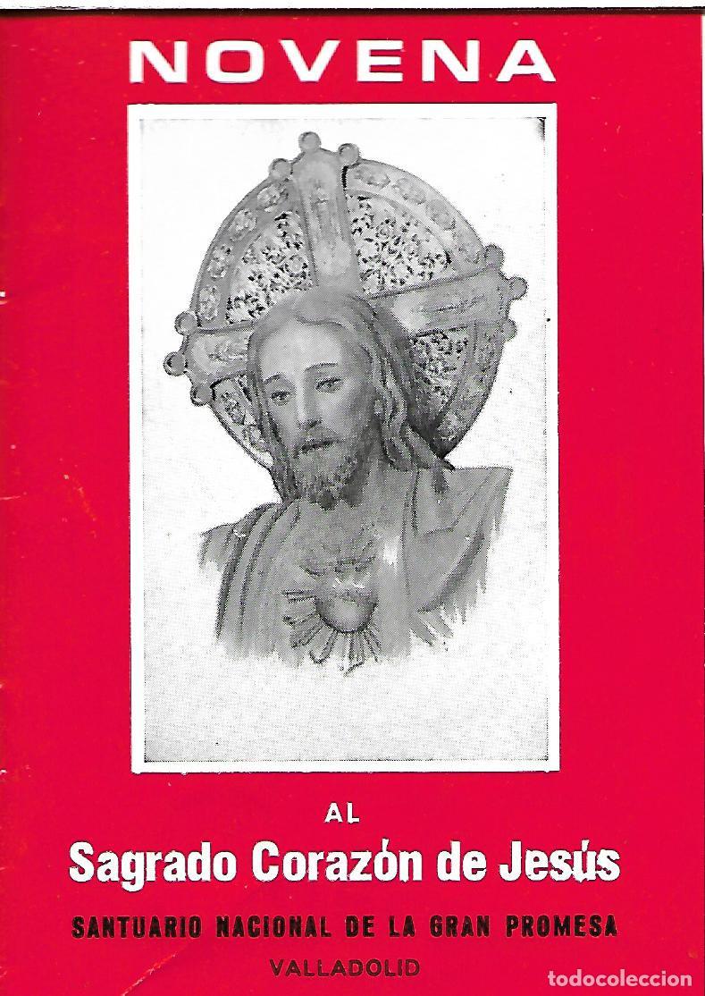 Coleccionismo: LIBRO DE 24 PAGINAS DE LA NOVENA AL SAGRADO CORAZON DE JESUS