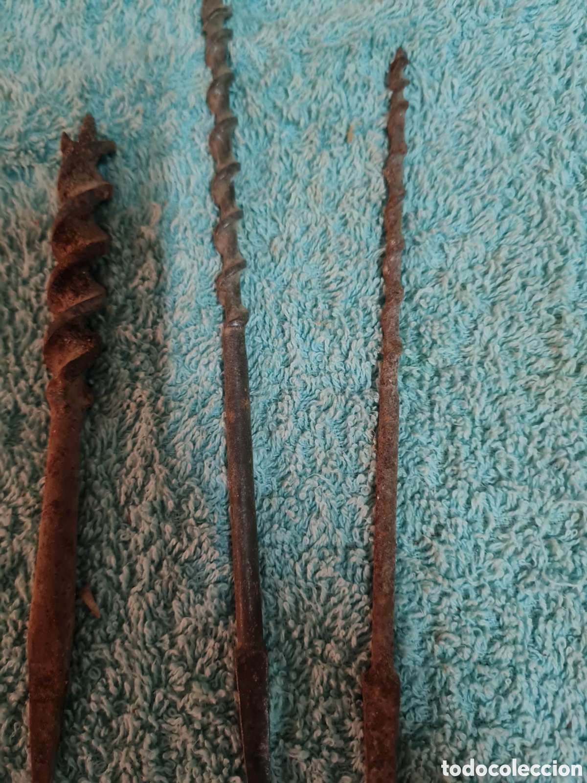 Coleccionismo: 10 brocas para taladro manual - Foto 4