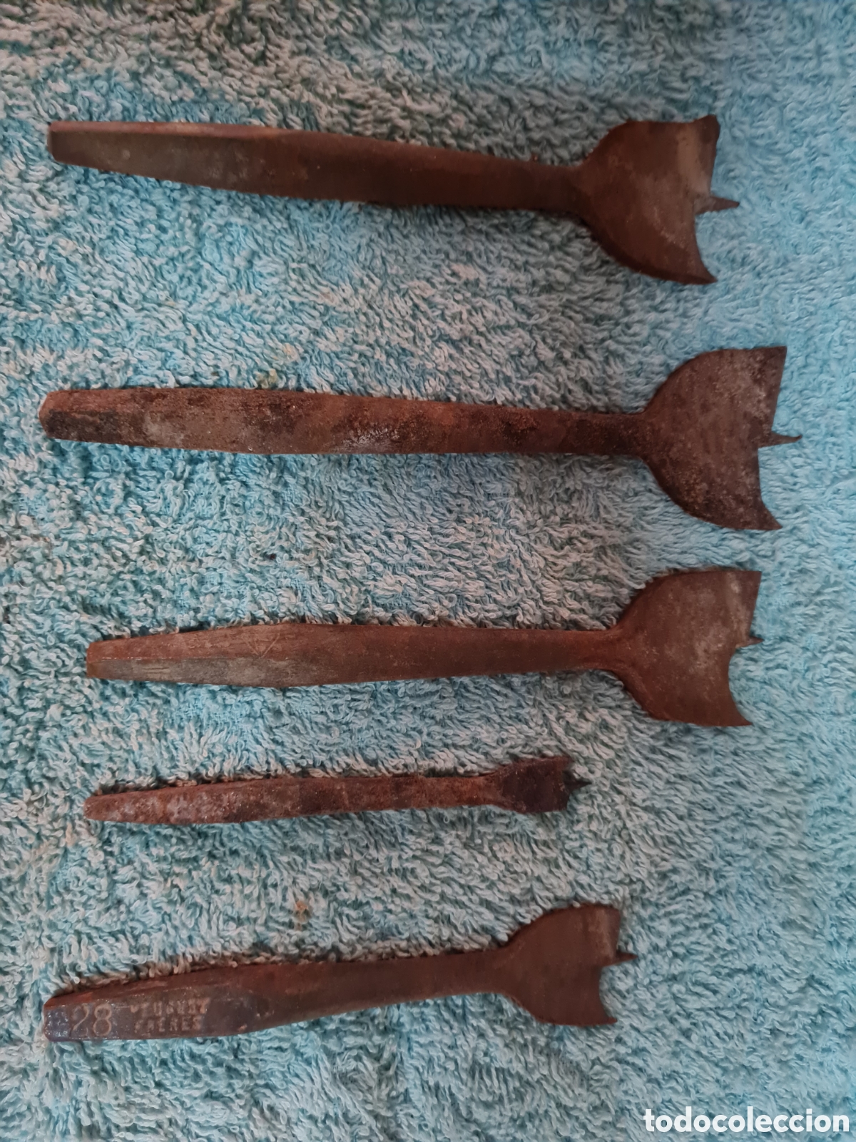 Coleccionismo: 5 brocas para taladro manual - Foto 3