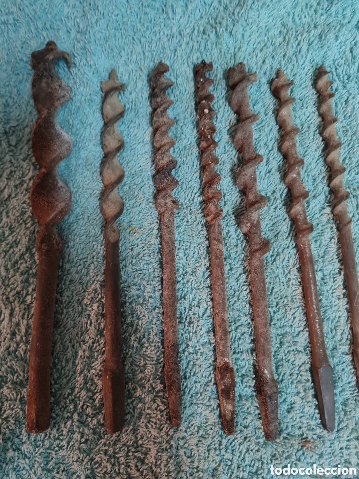 Coleccionismo: 14 brocas para taladro manual - Foto 2
