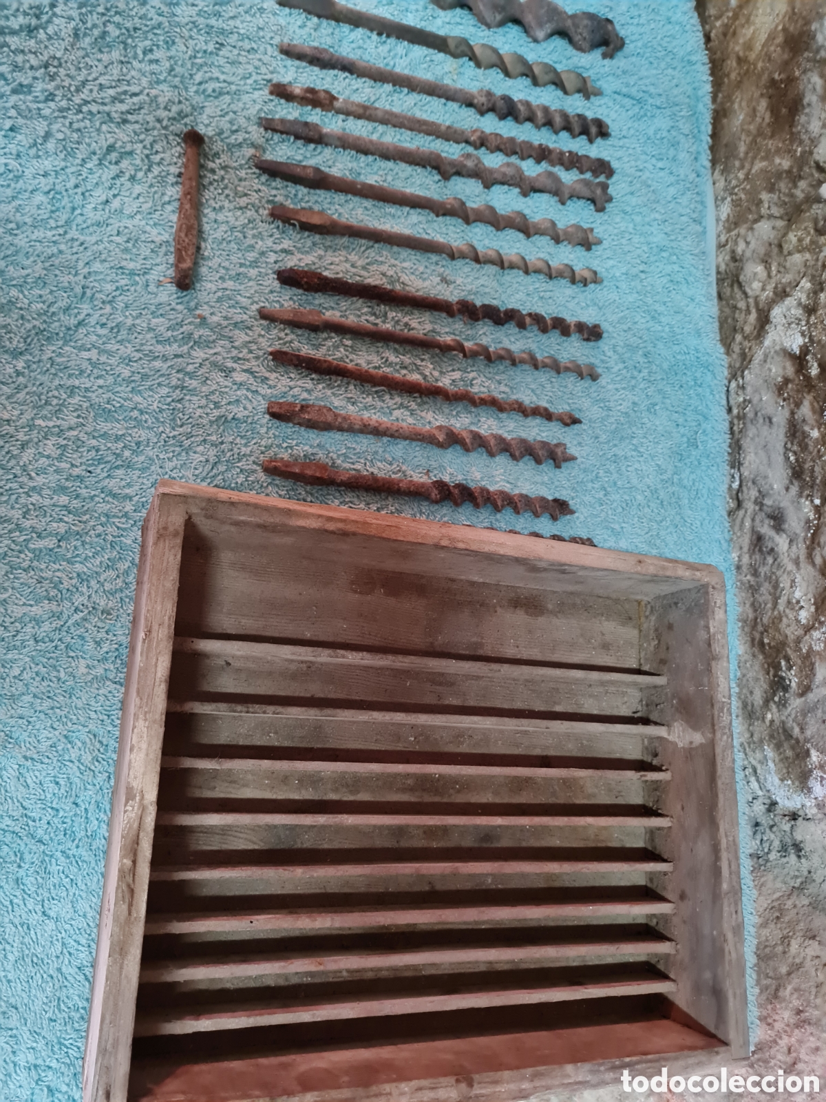 Coleccionismo: 14 brocas para taladro manual - Foto 5