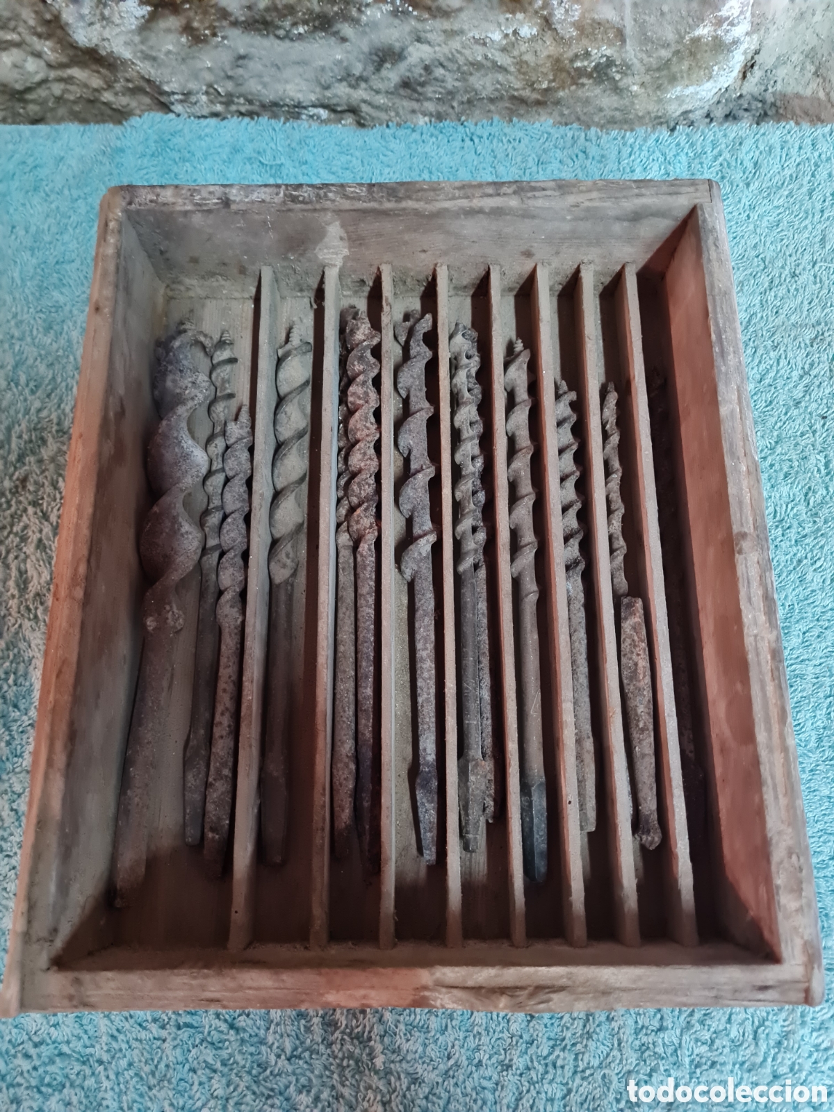 Coleccionismo: 14 brocas para taladro manual - Foto 7