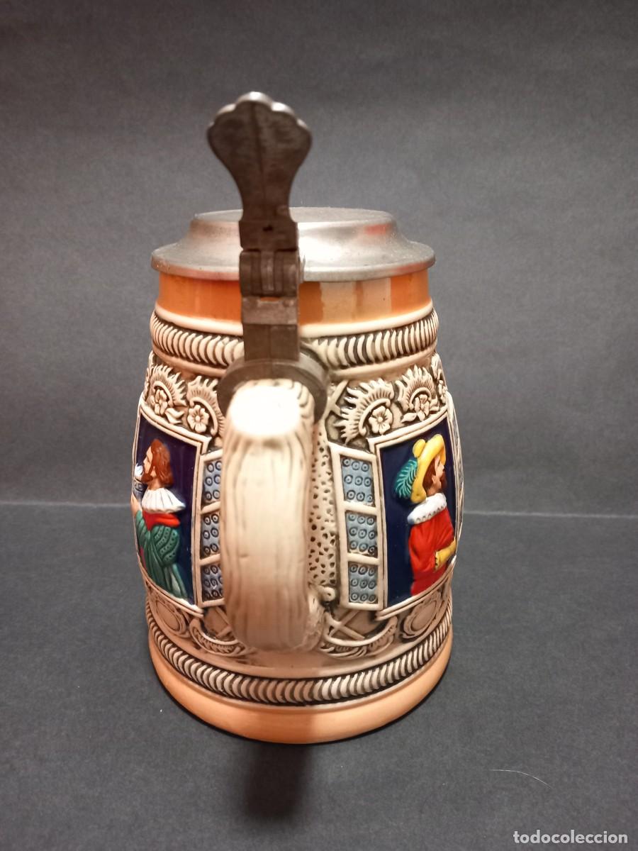 Coleccionismo: Jarra de cerveza de ceramica - Foto 5