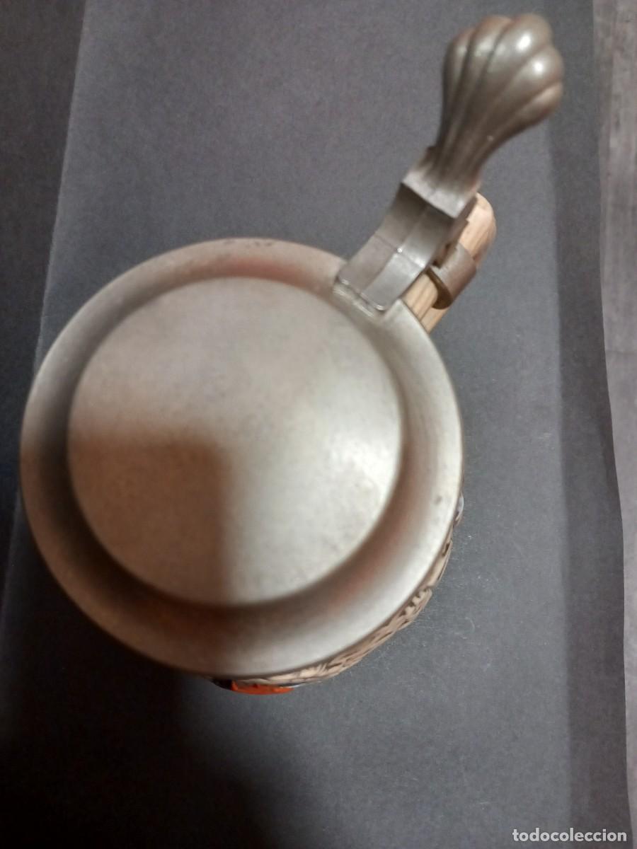 Coleccionismo: Jarra de cerveza de ceramica - Foto 6