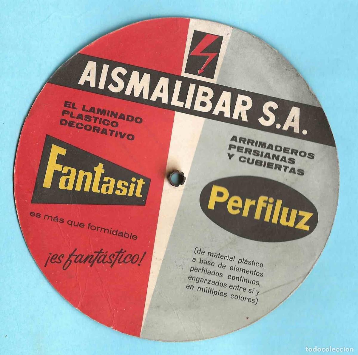 Coleccionismo: RUEDA PARA CALCULO DE CONSUMO DE CARBURANTE. AISMALIBAR, S.A. FANTASIT, PERFILUZ. TRANS.