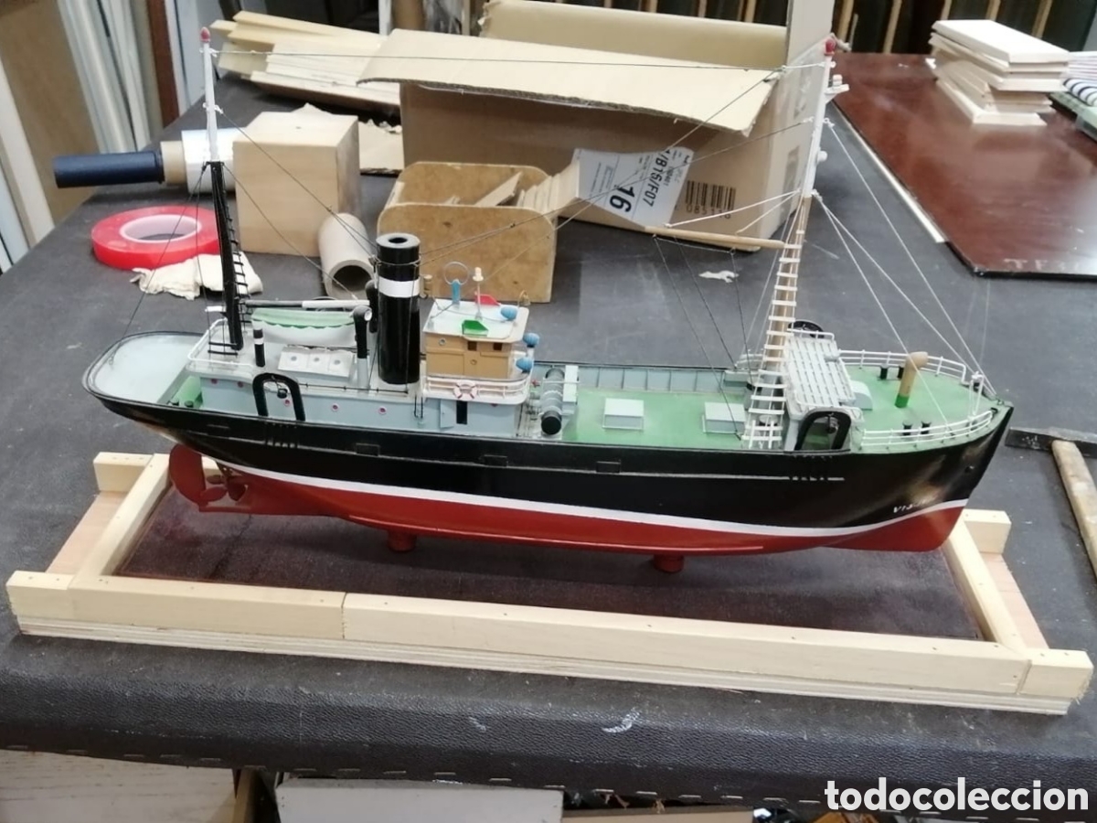Coleccionismo: MAQUETA BARCO PASAJE ANTIGUA - Foto 15