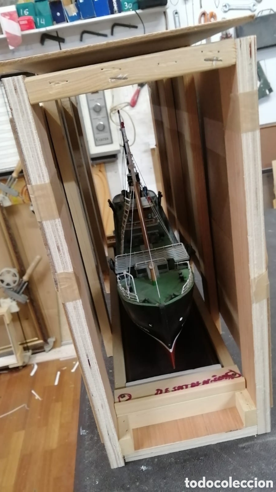 Coleccionismo: MAQUETA BARCO PASAJE ANTIGUA - Foto 30