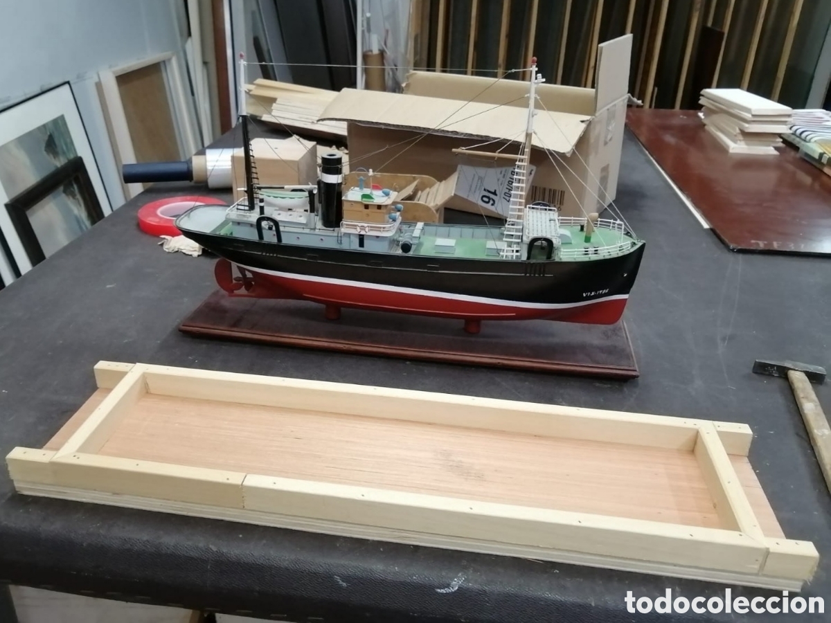 Coleccionismo: MAQUETA BARCO PASAJE ANTIGUA - Foto 25