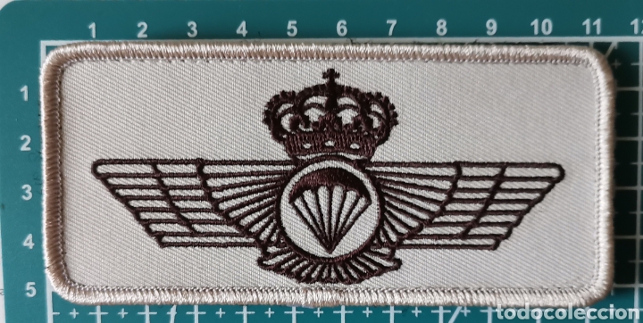 Coleccionismo: Parche bordado velcro ROQUISQUI PARACAIDISTAS EJ&Eacute;RCITO DEL &Aacute;IRE ESPA&Ntilde;A ROKISKI