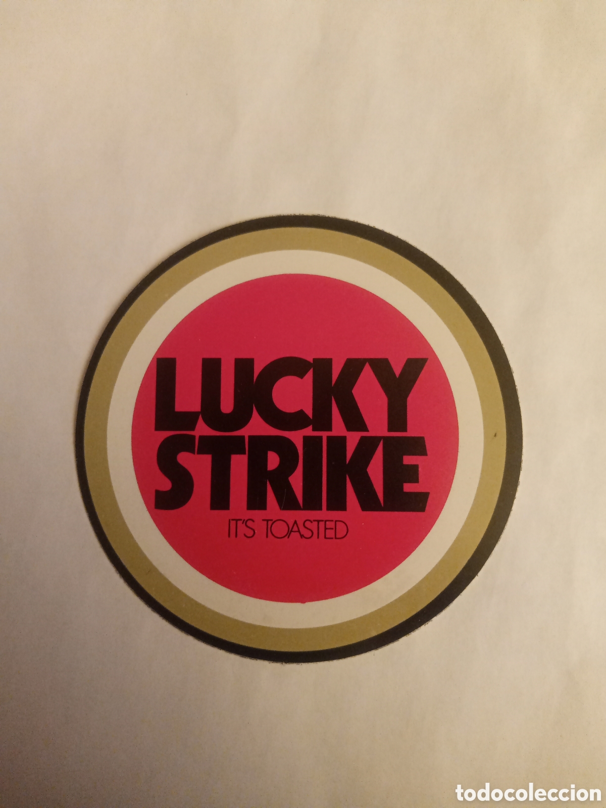 Coleccionismo: Posavaso Lucky strike - Foto 1